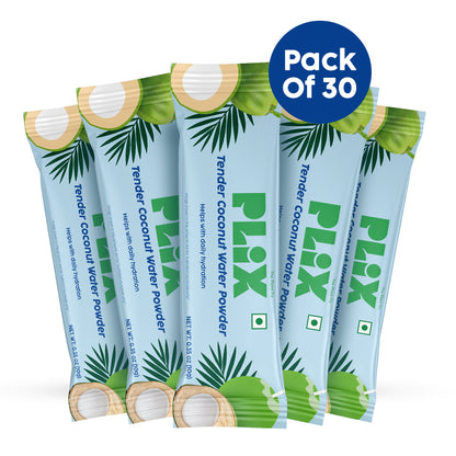 Tender Coconut Water Premix Powder for Energy & Hydration 30 Pack